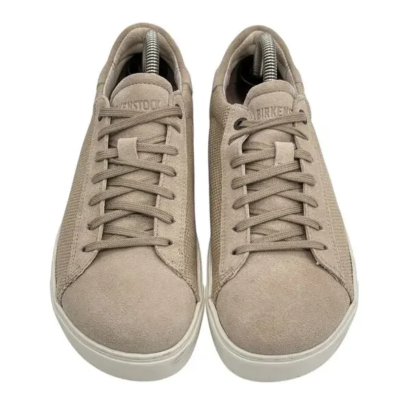 Birkenstock Sneaker Bend Low Canvas Suede 38 7 Women's Sandcastle Athletic Shoes - Picture 7 of 10